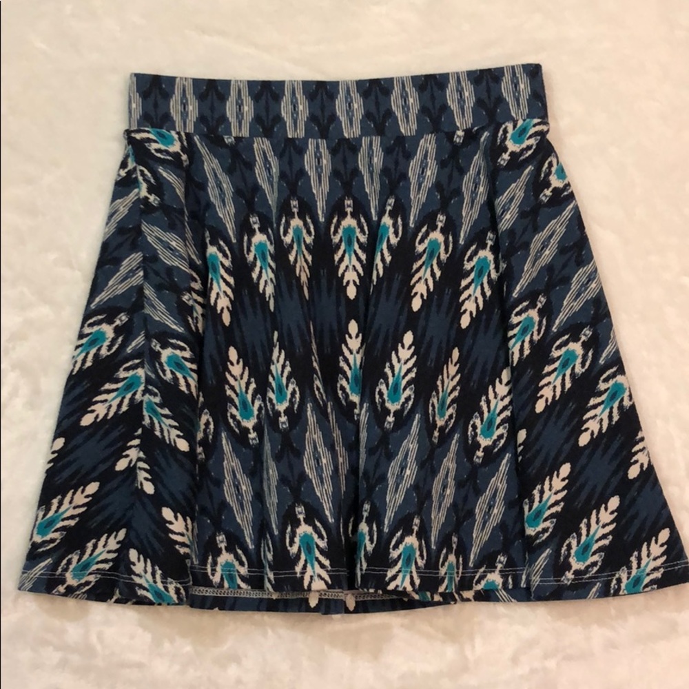 Aeropostale Print Skater Skirt